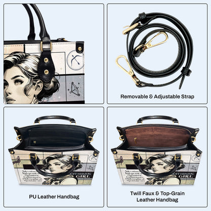 Fille Sagittaire 03 - Sac à main en cuir personnalisé - z_sag03
